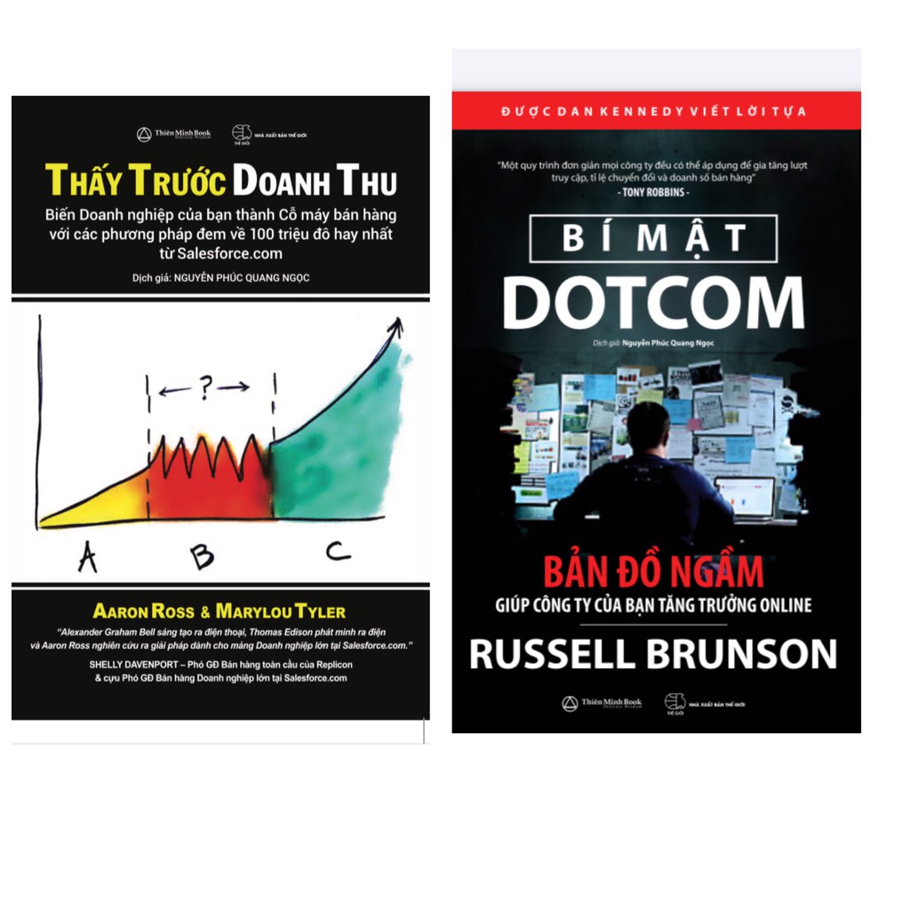 Sách - Combo 2 cuốn Thấy trước doanh thu + Bí mật Dotcom ( tái bản 2021)