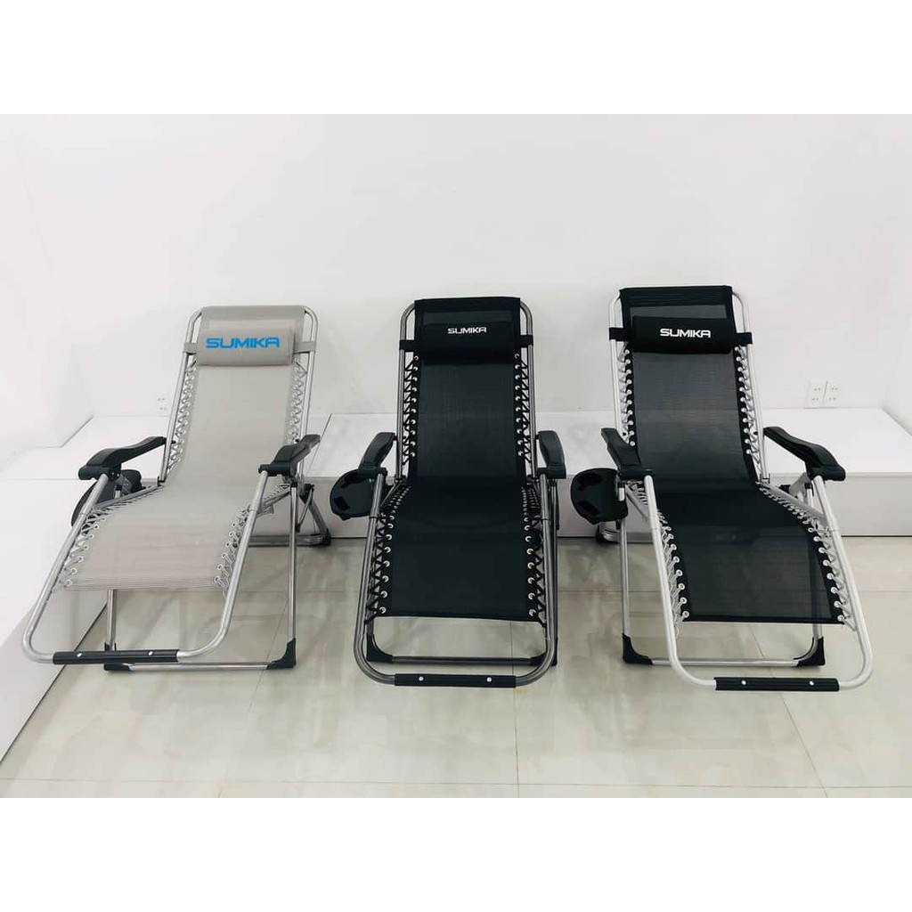3 mẫu ghế gấp xếp thư giãn đa năng Sumika 179 & 199  ghế văn phòng, ghế ngủ trưa,ghế gấp gọn)