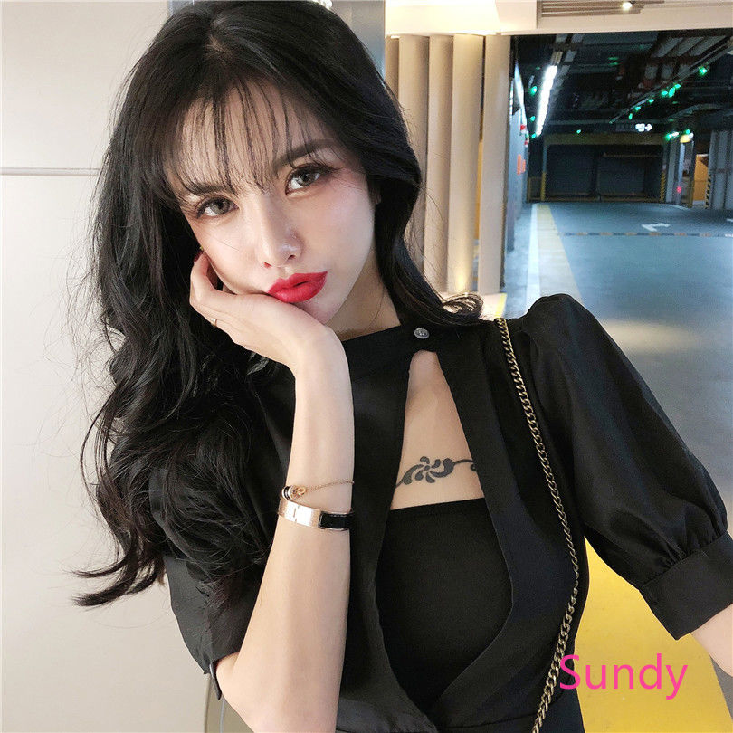 Áo Croptop Ngắn Tay Thời Trang Mùa Hè Trẻ Trung Dành Cho Phái Nữ