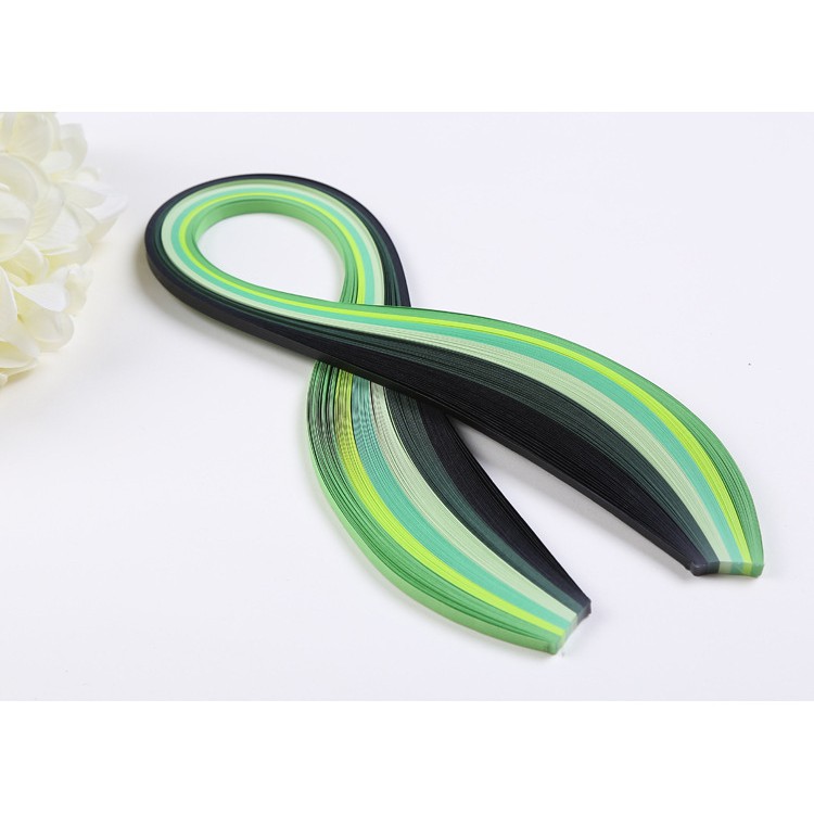 Giấy quilling cao cấp 3mmx39cm phối tông_QL23