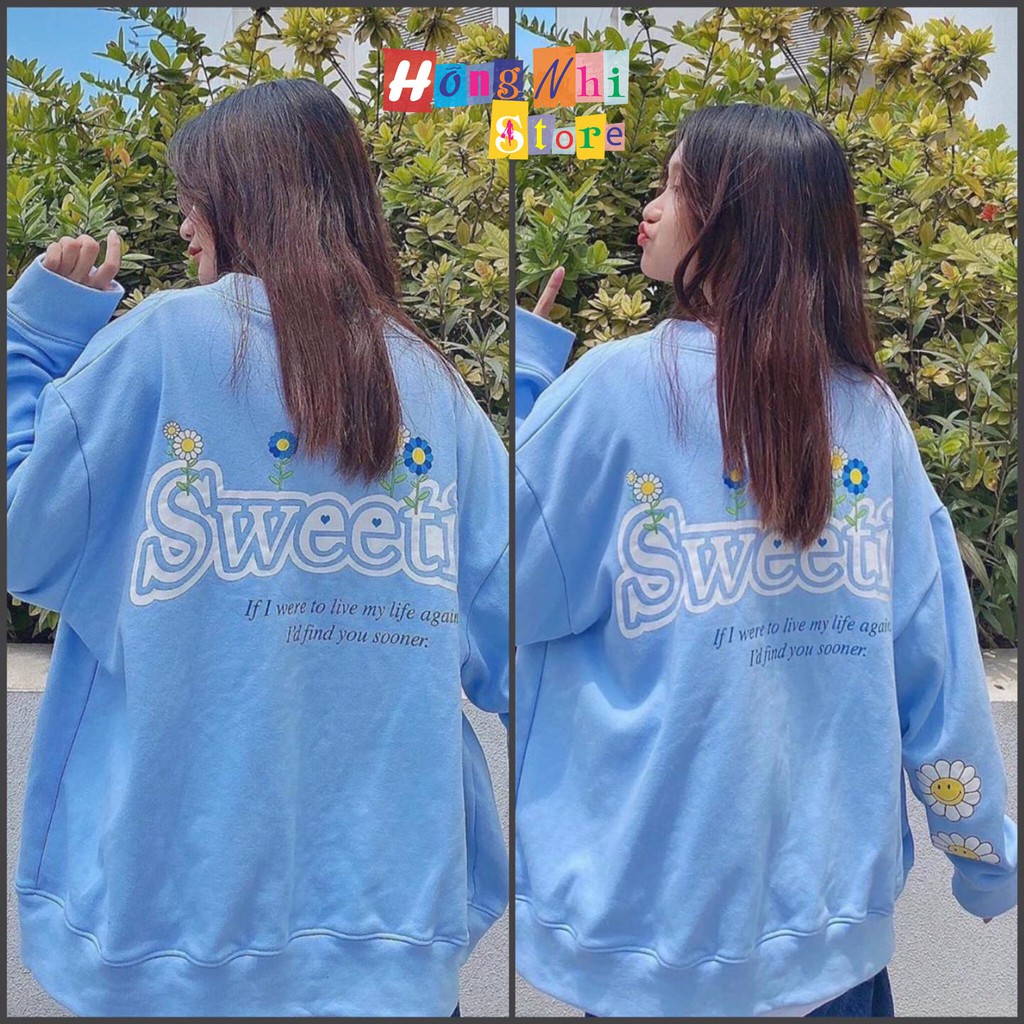 Áo Khoác Cardigan In Hình Sweetie Oversize Ulzzang Unisex Dáng Rộng - MM