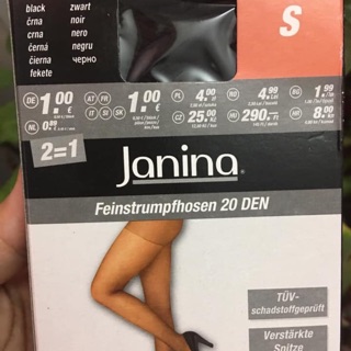 Quần tất Đức Janina sét 2 chiếc - Xách tay Đức