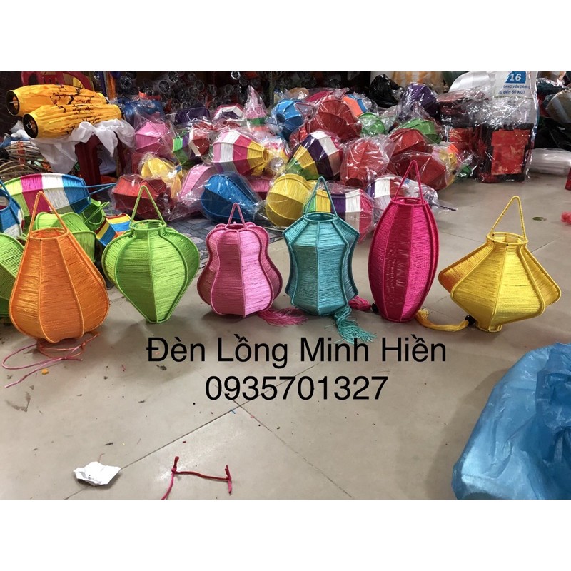 Đèn lồng size 25cm Màu cờ Phật Giáo