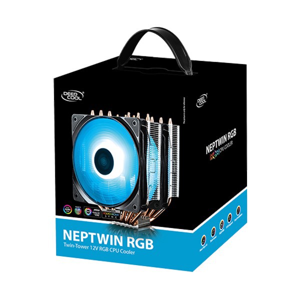 Quạt tản nhiệt khí CPU Deepcool Neptwin RGB (2-Fan) - Hàng Chính Hãng 95