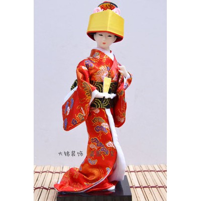 Búp bê geisha mặc kimono thiết kế đáng yêu phong cách nhật bản