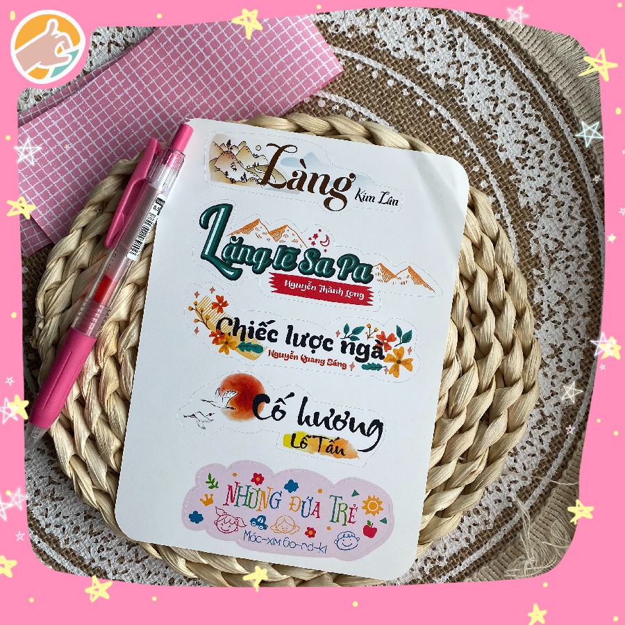 Sticker tựa bài ngữ văn lớp 09