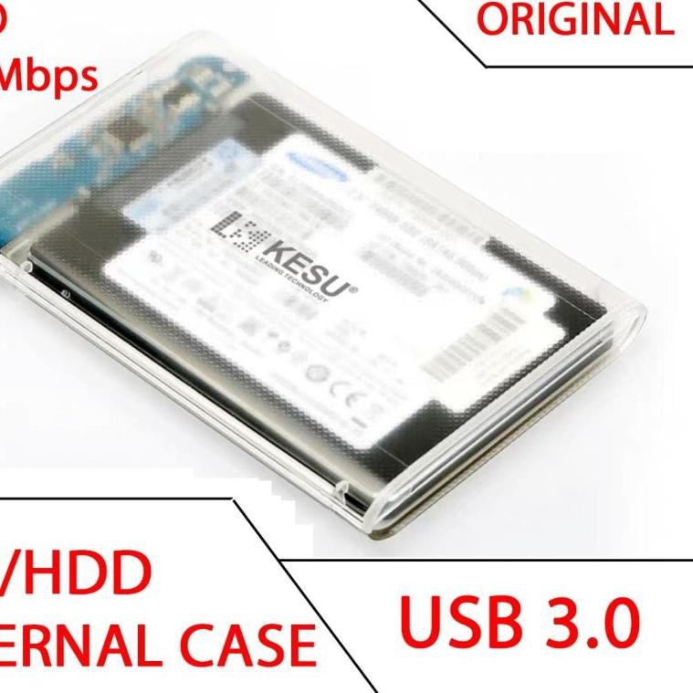 Hộp Đựng Ổ Cứng Ngoài Ssd Sata 3 2.5 Inch Usb 3.0 Trong Suốt | BigBuy360 - bigbuy360.vn
