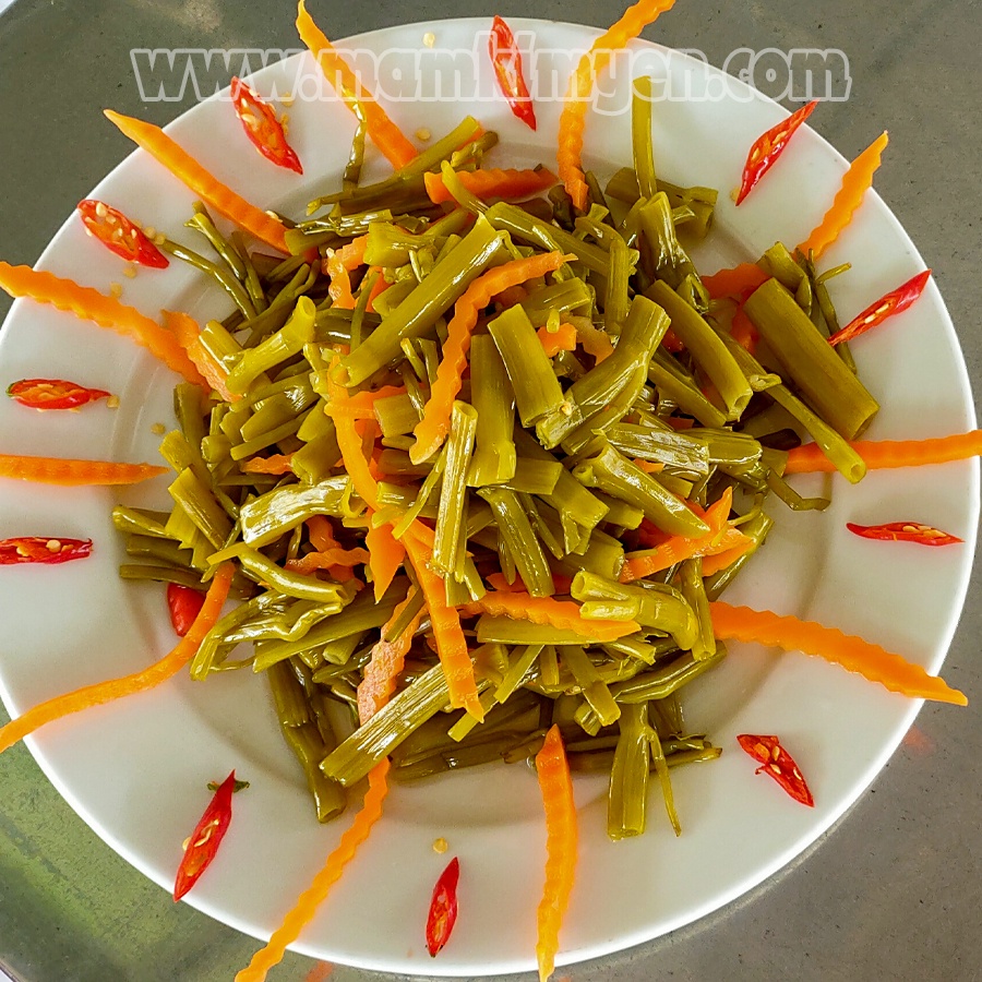 500gr Rau Muống Chua Ngọt Giòn Ngon Nổi Tiếng Hiệu Ông Bà 5 Châu Đốc