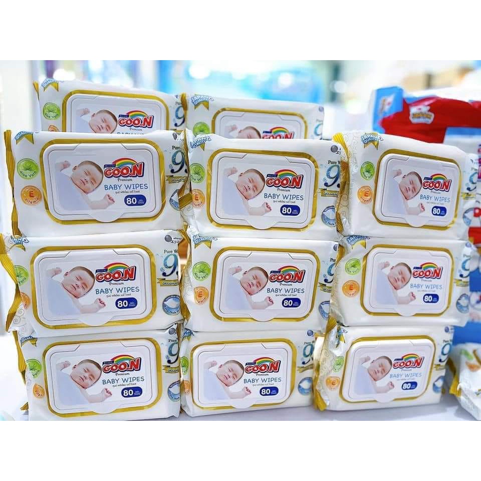 Khăn giấy ướt trẻ em Goon -80 miếng