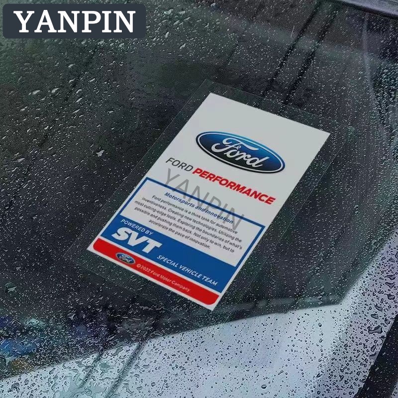 Ford Miếng Dán Tĩnh Điện Trang Trí Kính Chắn Gió Cho Xe Hơi Raptor Everest Escape Ranger Ecosport