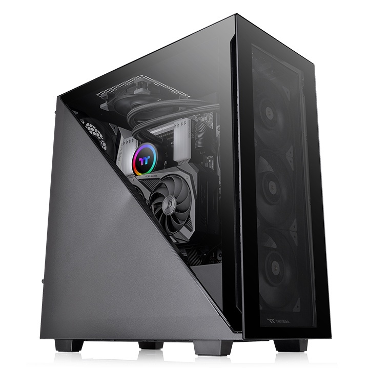 Vỏ case Thermaltake Divider 300 TG Black Hàng chính hãng