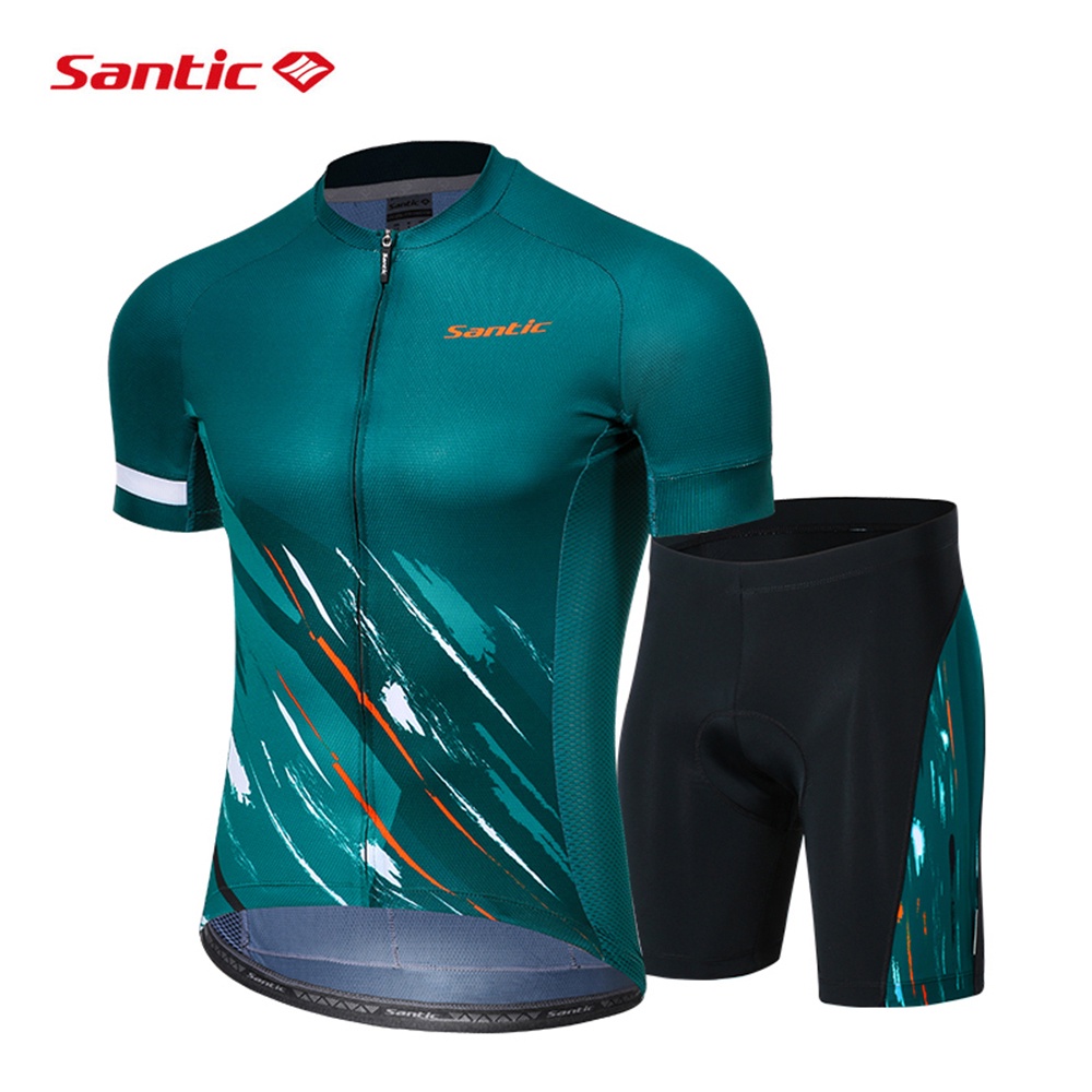Santic Bộ Đồ Đi Xe Đạp 4D Có Đệm Chống Sốc Thoáng Khí Cho Nam