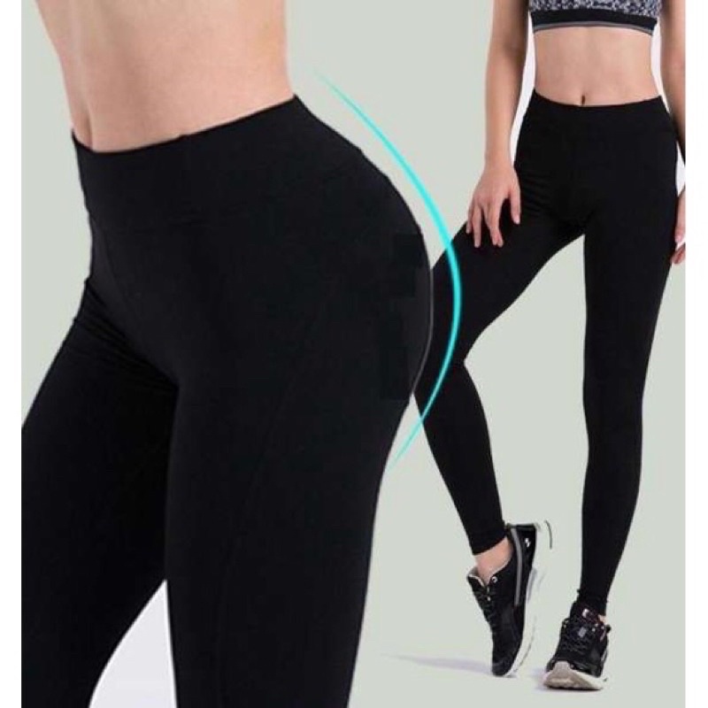  Quần Legging Dài Cạp 3 phân, Co Giãn Tốt,Dày Dặn, Đi Dạo Dáng Ôm Body Tôn Dáng [ Chất Thun Cotton ] | BigBuy360 - bigbuy360.vn