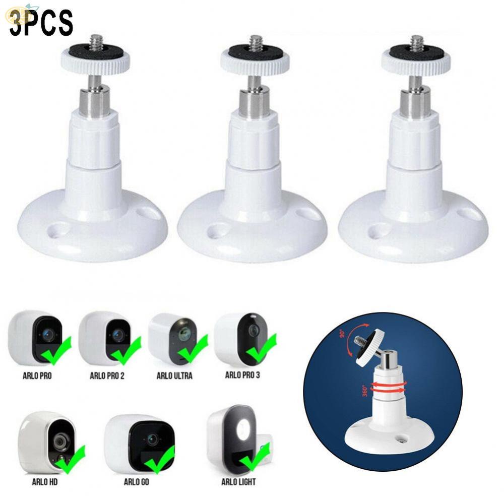 Bộ 3 Giá Gắn Camera Trong Nhà Xoay 360 Độ° Giá Đỡ Camera Ngoài Trời Có Thể Điều Chỉnh