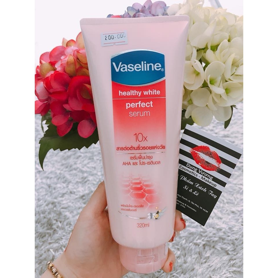 RẺ VÔ ĐỊCHDƯỠNG THỂ VASELINE HEALTHY WHITE PERFECT SERUM 4X,10X CHÍNH HÃNG (THÁI LAN)SPHU01