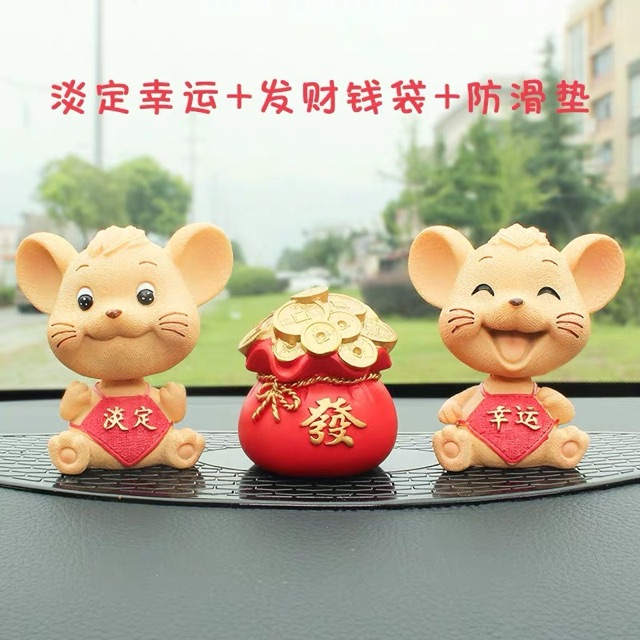 Chuột sứ may mắn 2020-chuột lắc lư siêu dễ thương