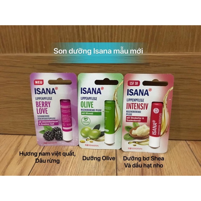 Son dưỡng môi của Isana