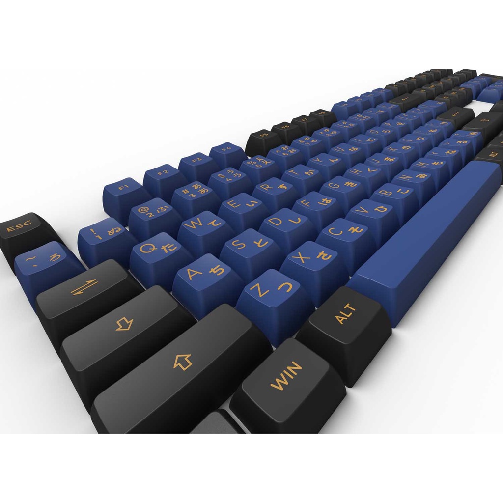 Bộ nút bàn phím cơ AKKO Keycap Red &amp; Blue Samurai (PBT Double-Shot/ASA profile/226 nút)