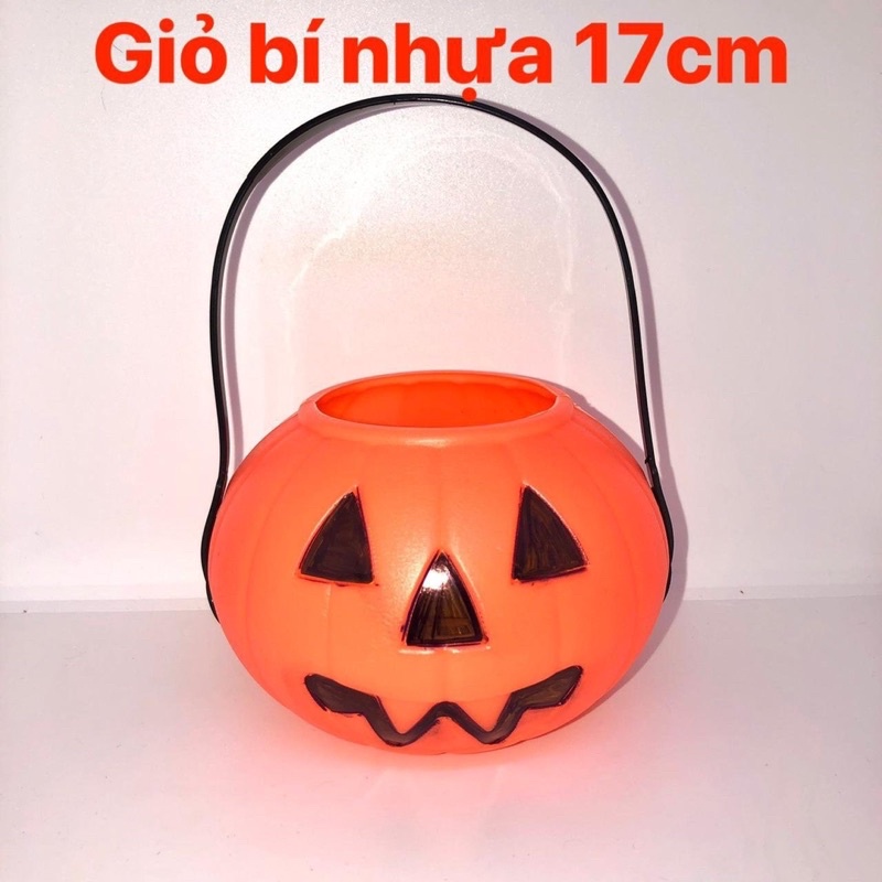 Giỏ Bí Đẹp cho bé đựng kẹo và trang trí halloween