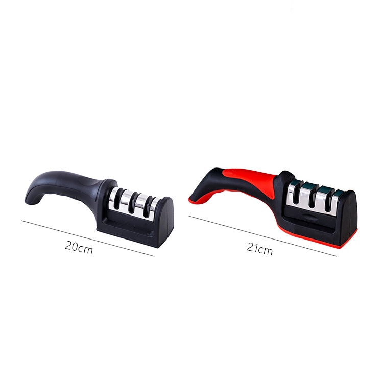 Dụng cụ mài dao kéo 3 rãnh có tay cầm tiện lợi