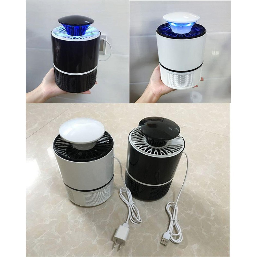 Đèn Bắt Muỗi Mosquito Killing ☘ YÊU BẾP ☘ Máy Bắt Muỗi Công Nghệ Đèn LED Dùng Nguồn USB Cao Cấp