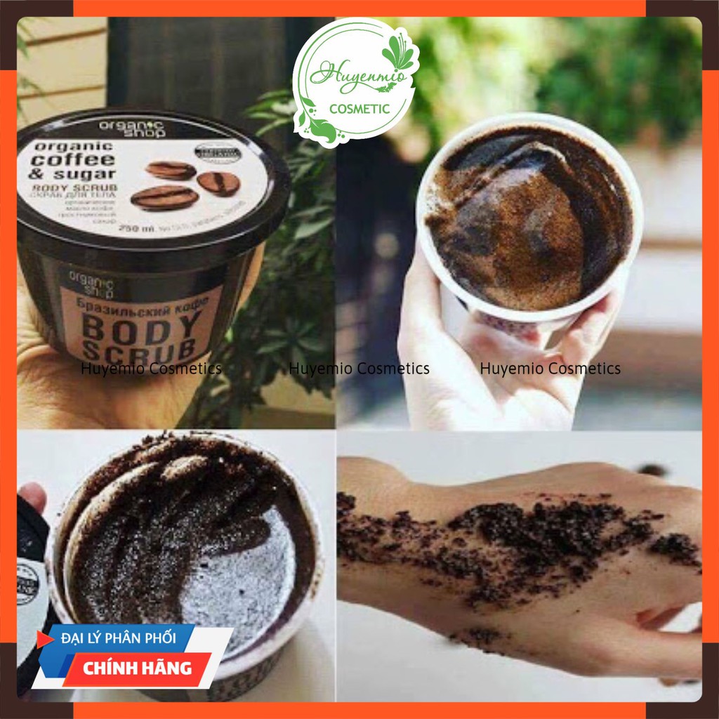 Tẩy Da Chết Toàn Thân Organic Coffee & Sugar Body Scrub | BigBuy360 - bigbuy360.vn