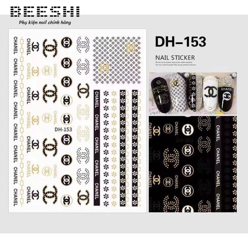 Sticker trang trí móng nhiều mẫu mới -beeshi shop nail