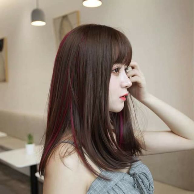 Tóc nguyên đầu cúp line hình thật