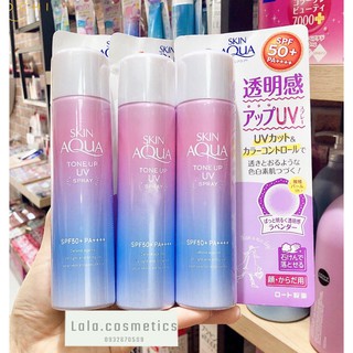 XỊT CHỐNG NẮNG AQUA SKIN TONE UP UV SPRAY Nhật Bản