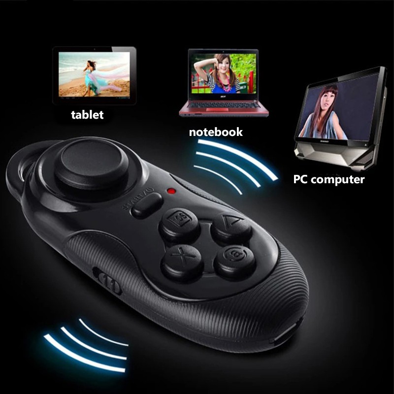 IN STOCK Mini Gamepad Bluetooth Gamepads Game Controller Joystick Selfie Remote Shutter Wireless Mouse for iOS Android Smartphone TV Box