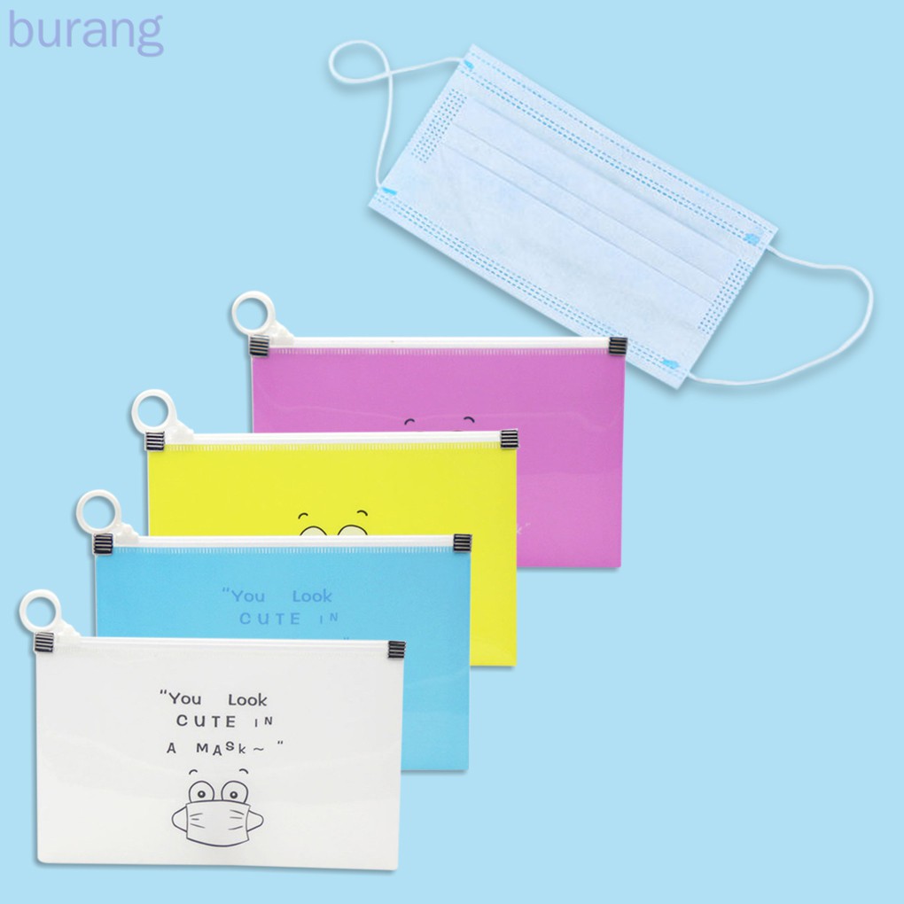 Túi Đựng Khẩu Trang Chống Bụi Thiết Kế Hoạt Hình Dễ Thương