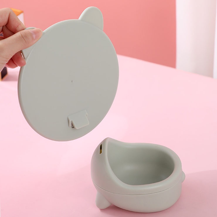 Gương Trang Điểm Mèo Con Có Khay Đựng Đồ Kute Dễ Thương