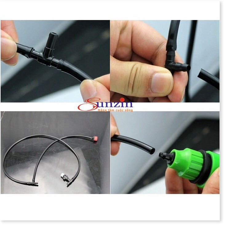 Bộ kit tưới cây, tưới rau 20 đầu phun, độ dài dây 10 mét