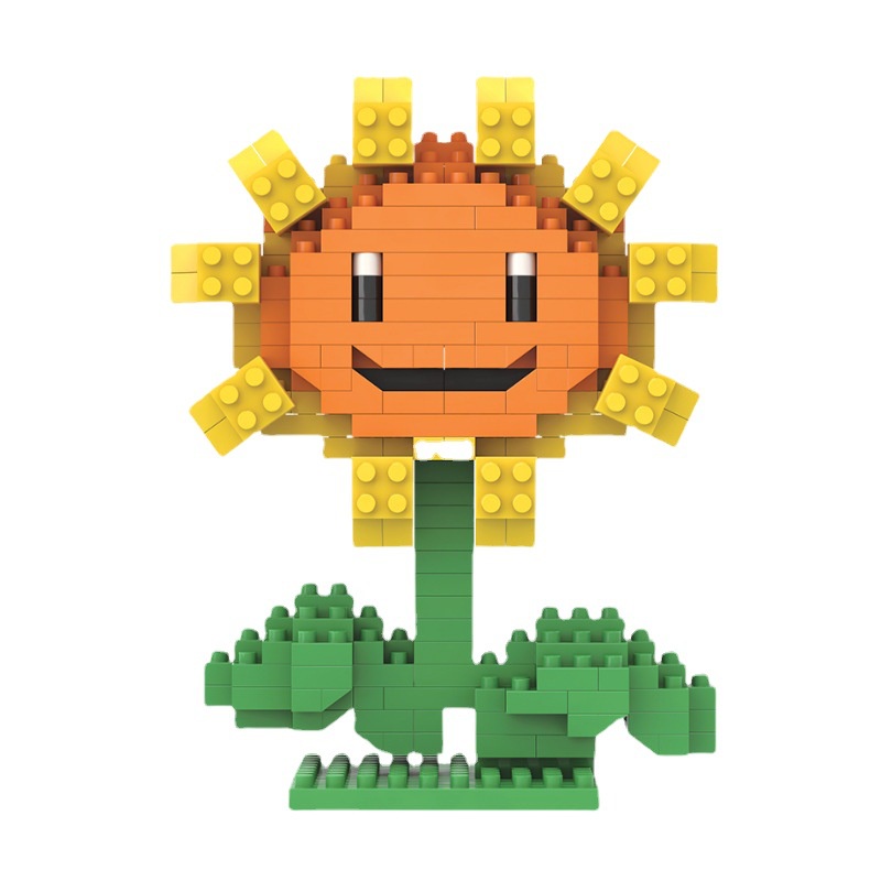 Đồ Chơi Lắp Ráp Nhân Vật Hoạt Hình Plants Wars Zombie Cỡ Nhỏ