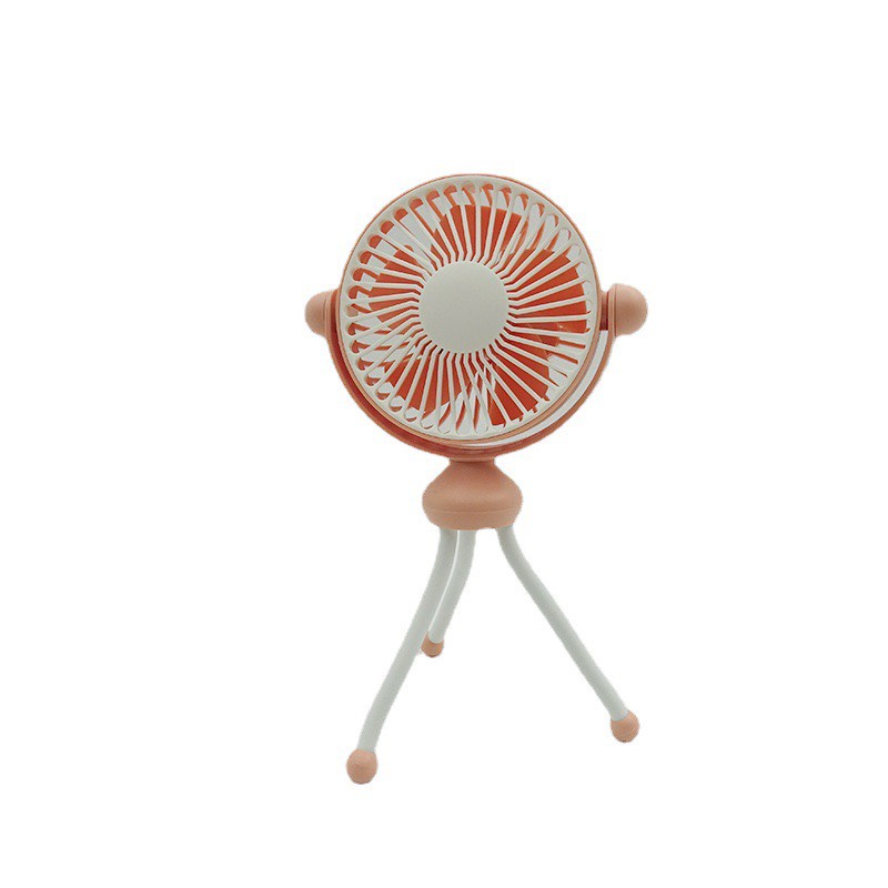 Quạt cầm tay mini tích điện, có thể gập gọn để bàn, pin siêu bền