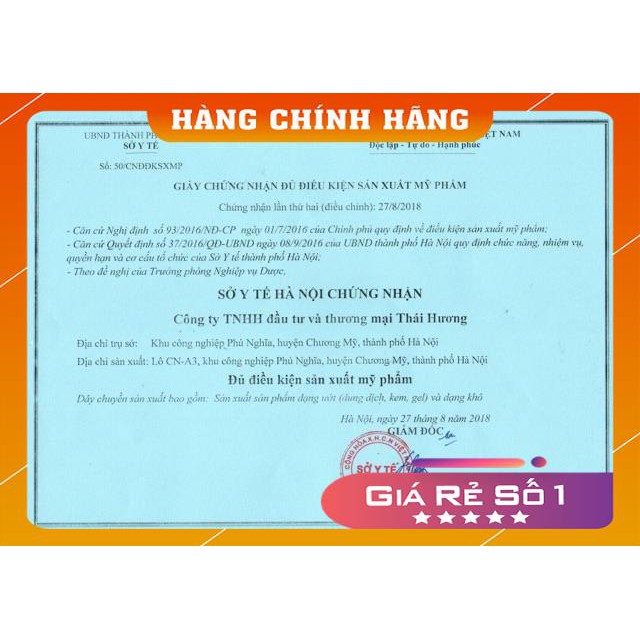 Tinh chất nở ngực xuất xứ Công ty TNHH đầu tư và thương mại Thái Hương