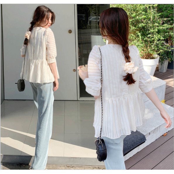 Set áo quần bầu sang chảnh đi chơi đi làm SET2011