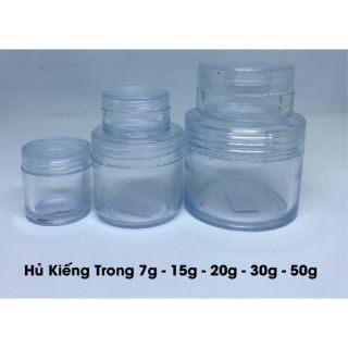 Hủ chiết mỹ phẩm - hủ kiếng trong