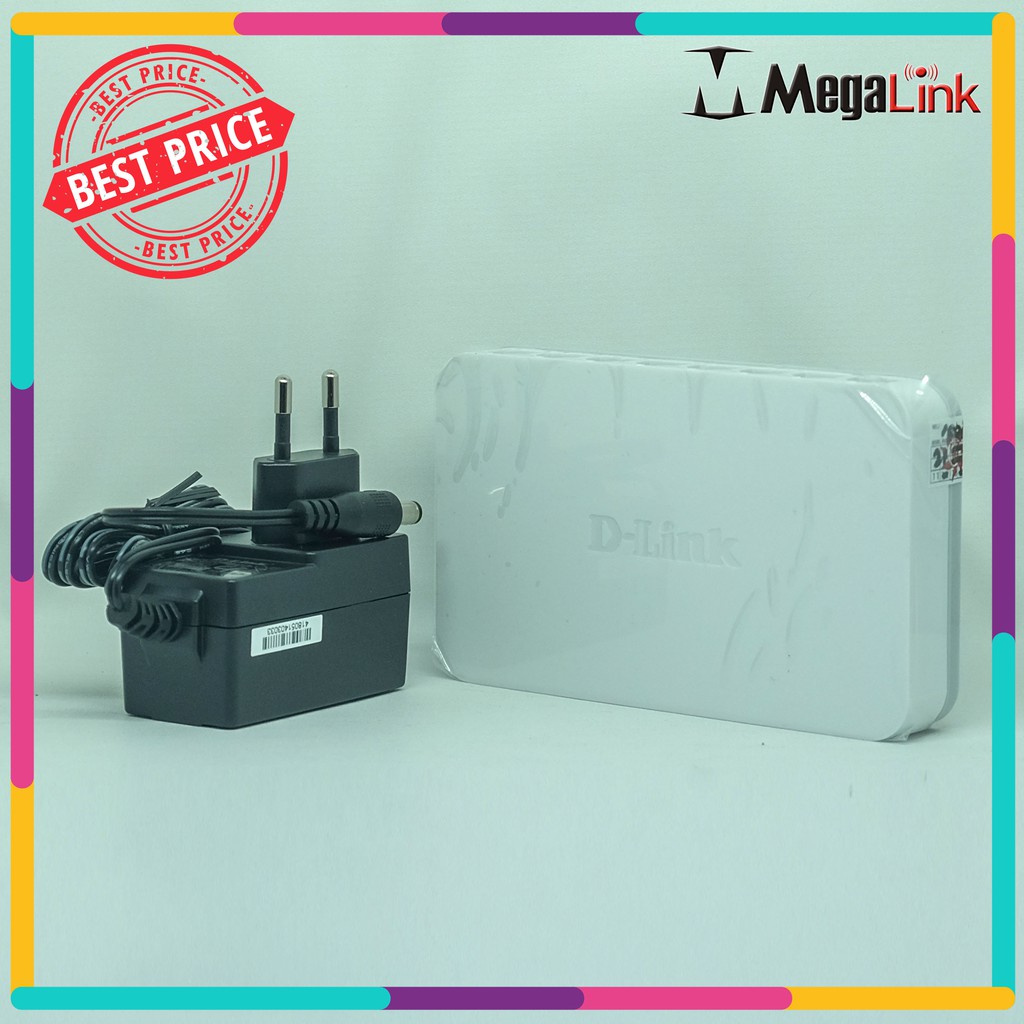 Công Tắc Chuyển Đổi D-Link Dgs-1008A Gigabit 8 Cổng