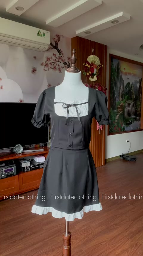 Set Váy Tiểu Thư Thiết Kế SV03 Dài Đầm Nữ Công Chúa