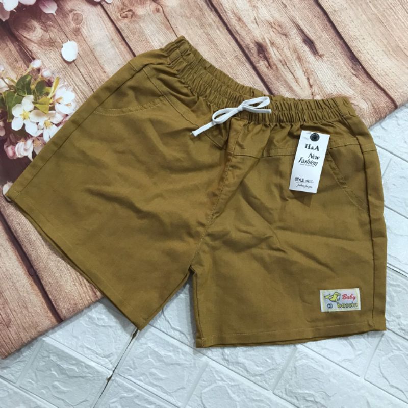 Quần short kaki nữ lưng thun _ Quần short đùi kaki co dãn