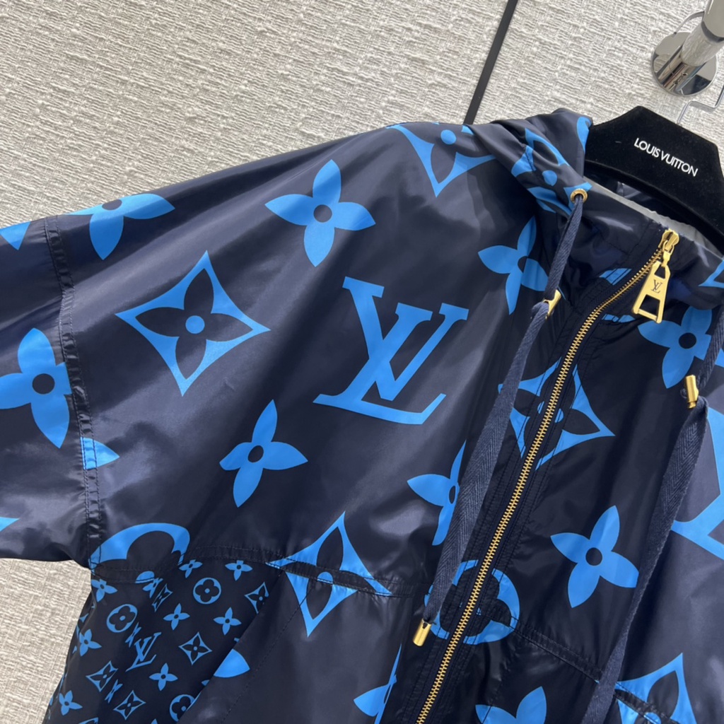 Áo khoác nữ thời trang cao cấp Louis Vuitton LV họa tiết Monogram