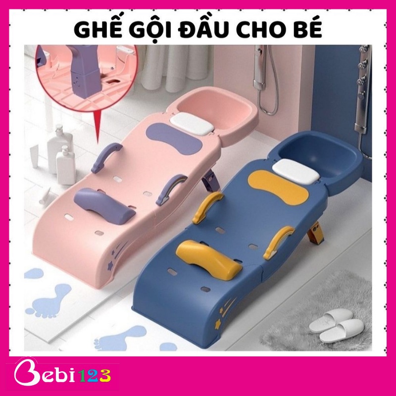 Ghế gội đầu cao cấp size to gấp gọn cho bé