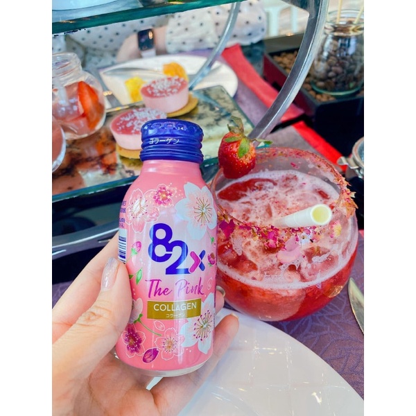 [Yêu Thích] Collagen Uống Đẹp Da 82X The Pink Nhật Bản Tinh Khiết An Toàn Không Đường Không Chất Béo date mới
