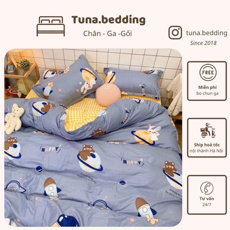 CHĂN GA GẤU THỎ VŨ TRỤ