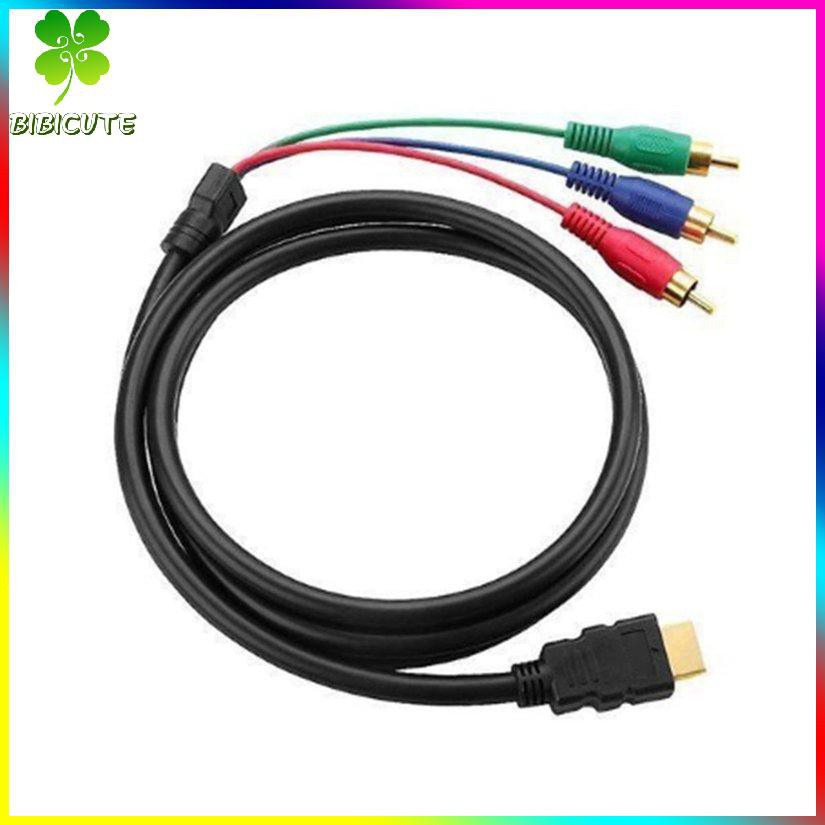 [Fast delivery]HDMI-compatible To RCA Cable Male To 3RCA AV Male Connector Adapter Cable