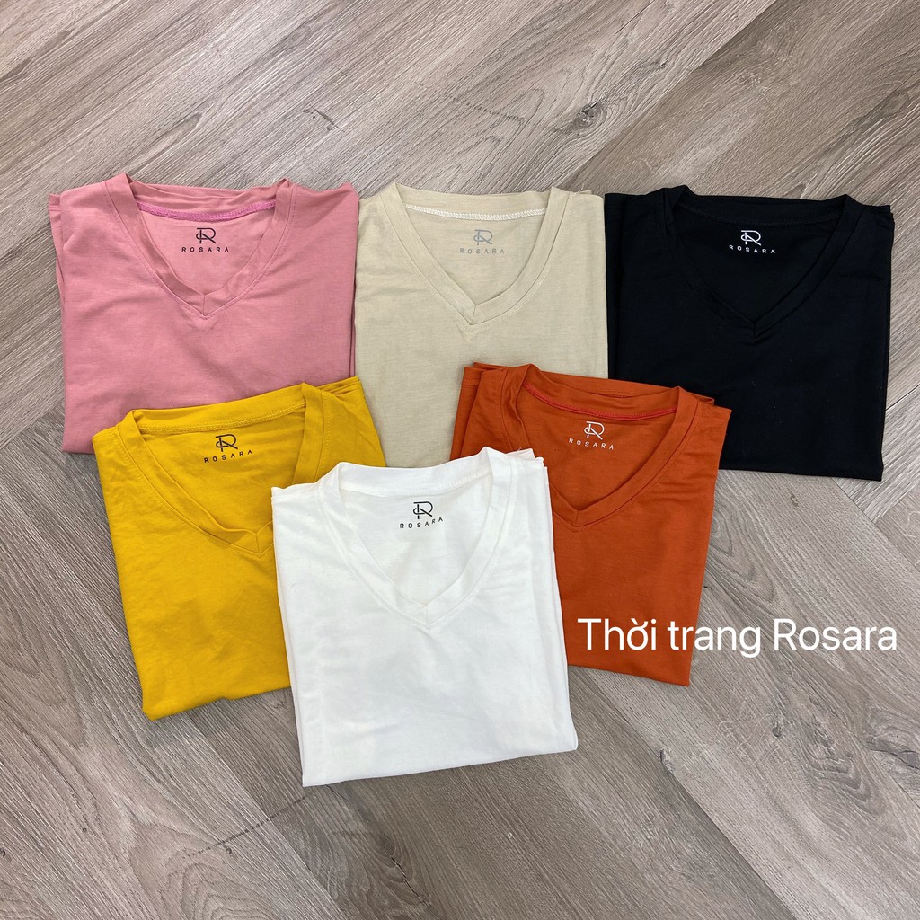 [Mã WASKT410K giảm 10K đơn 50K] ÁO THUN TRƠN BASIC CỔ TIM COTTON SP82 | BigBuy360 - bigbuy360.vn