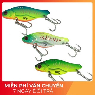 Mồi câu cá, Bộ 3 mồi cá sắt Orichi- Fishen- Cicada, dài 4cm - nặng 10g, Mồi giả câu cá lóc siêu nhạy