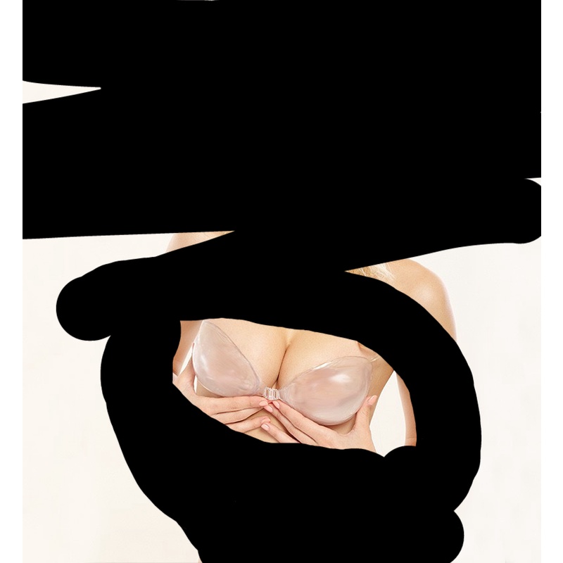 Transparent push-up thickened one-piece silicone chest sticker