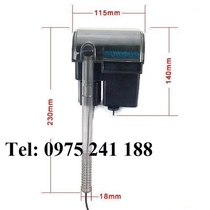 Lọc thác 606H có kèm lọc váng, thích hợp cho hồ &lt; 50cm